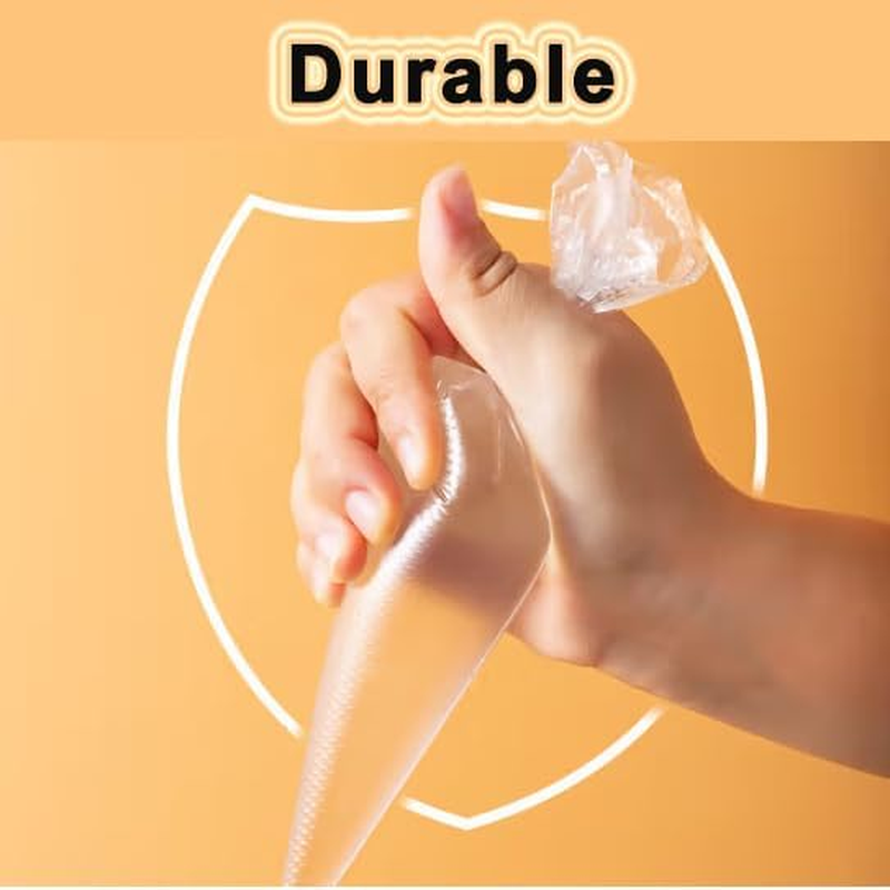 Piping Bags,Pastry Bags 12Inch 100Pcs,Disposable Icing Piping Pastry Bags for Cookie Cake Decorating Supplies, anti Burst and Non-Slip Thicken Cake Decorating Bags &hellip; image number 6
