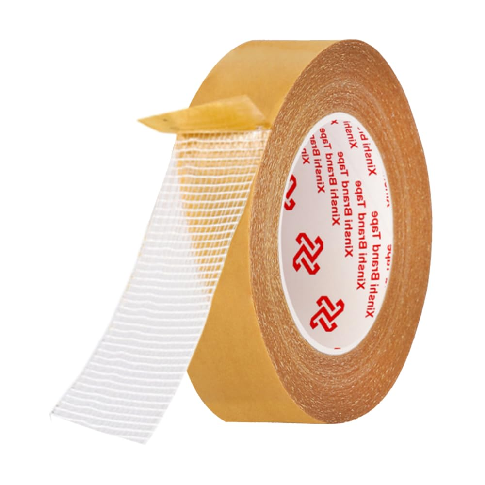 Skycabin Double Sided Fabric Tape Heavy Duty Carpet Tape,Strong Adhesive Mounting Tape for Carpets, Arts & DIY Crafts,Woodworking,Wall Mounting and Fixing,1In X 66FT No Residue High Tack image number 3