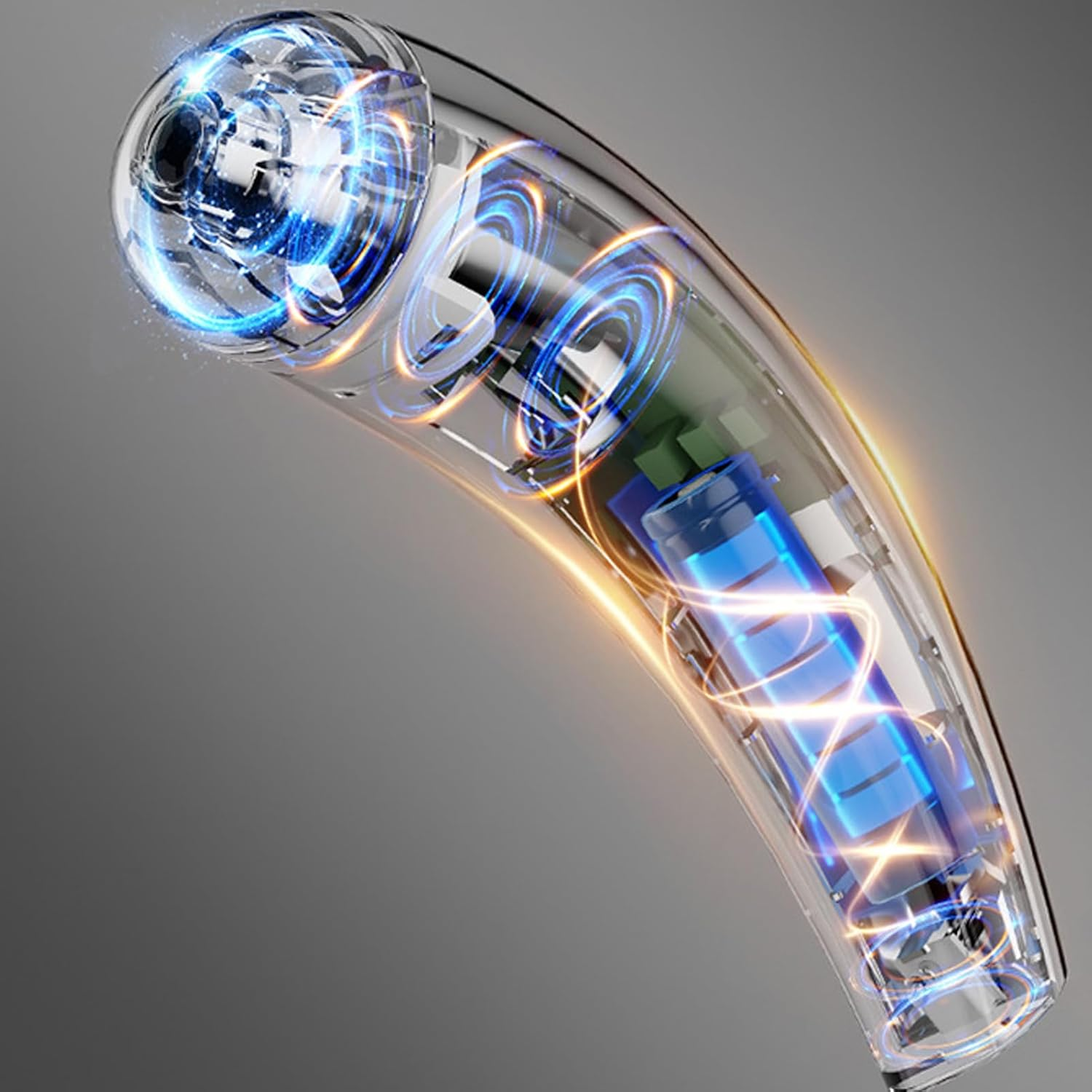 Handheld Mixer - Stainless Steel 5 Adjustable Speed - Electric Hand Blender,For Cooking Baking Cake Dough Cream Batter Food Drink Home - Silver Black image number 3