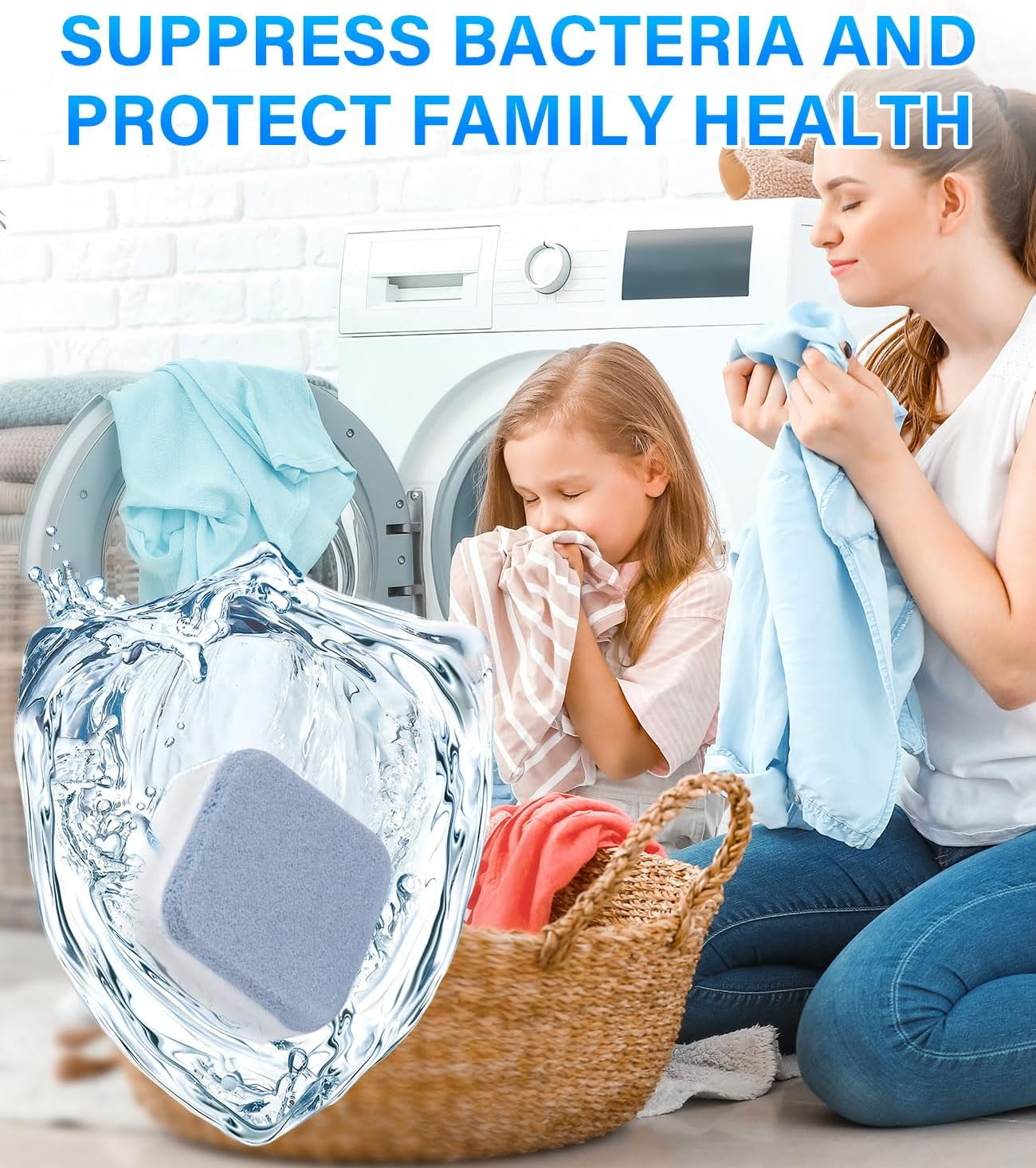 Washing Machine Cleaner Tablets - 36Pcs Deep Cleaning Tablet Remover for All Washers Front Loader & Top Load, Clean inside Drum and Laundry Tub Seal, Deodorant with Triple Decontamination image number 1