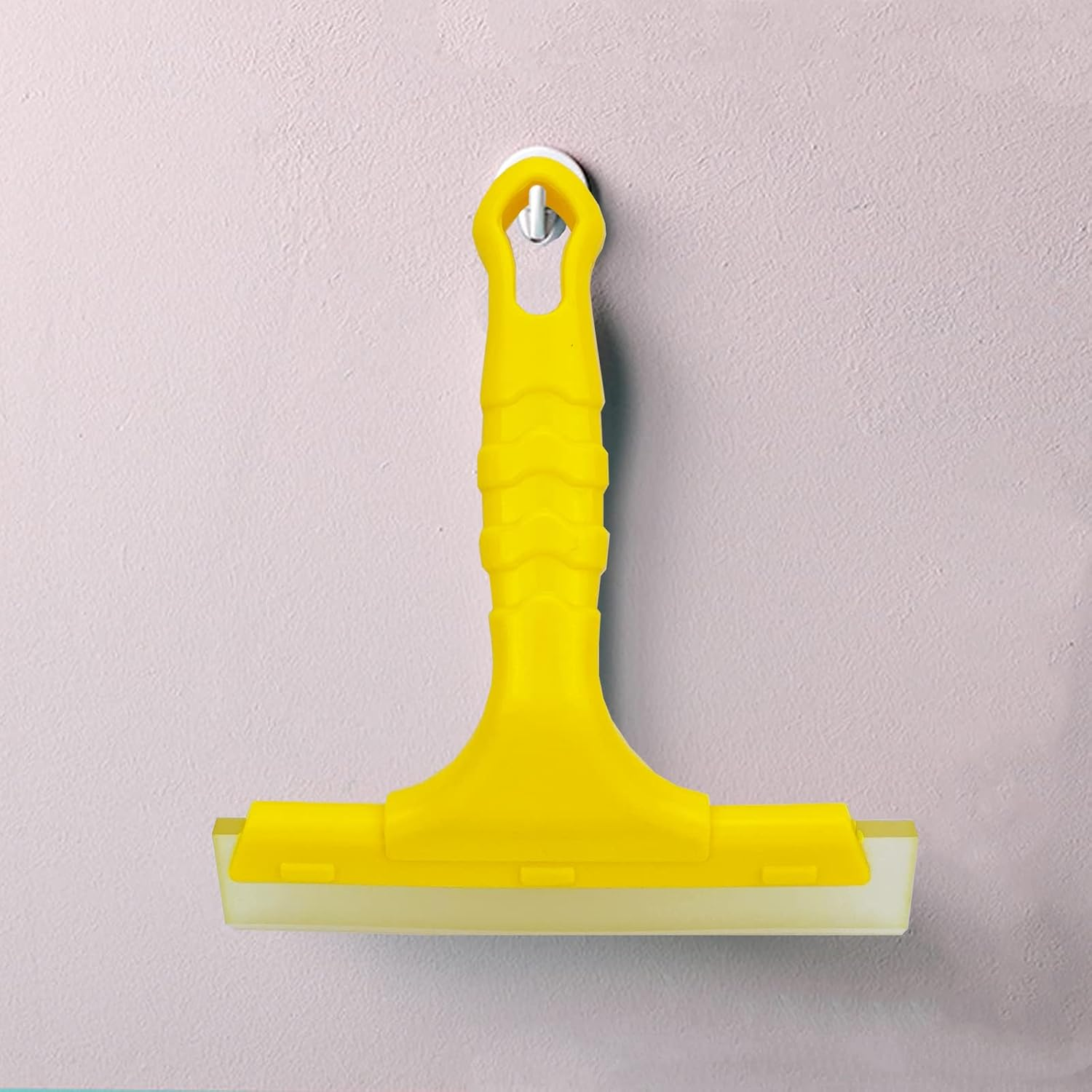 Lunbengo Small Glass Squeegee, Ice Scraper for Car Windshield, Window Wiper with Hard Rubber Blade & None-Slip 6.1Inch Handle, for Windshield/Bathroom Shower Door/Mirrors/Countertop/Window image number 3