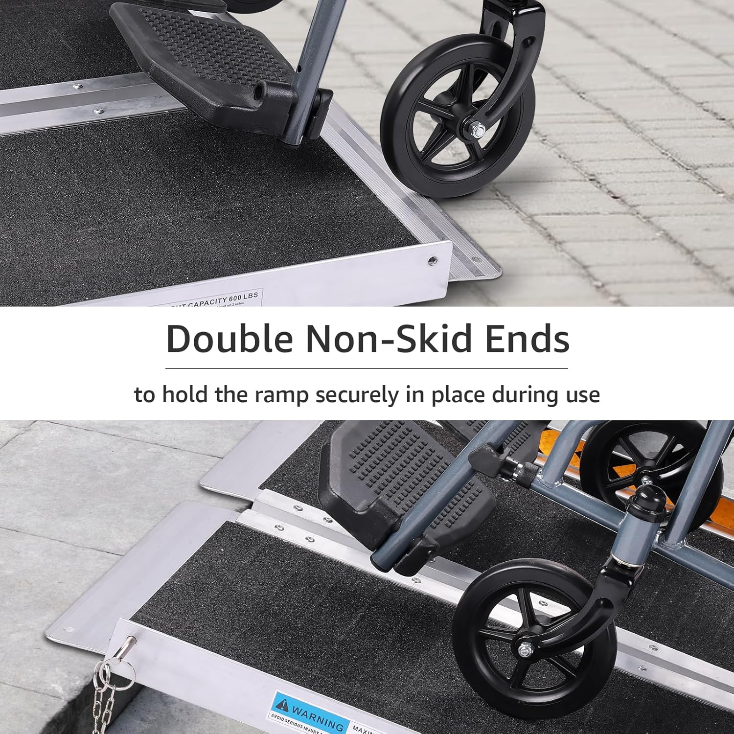 Altus 152CM 5FT Ramp Aluminum Folding Wheelchair Ramp image number 1