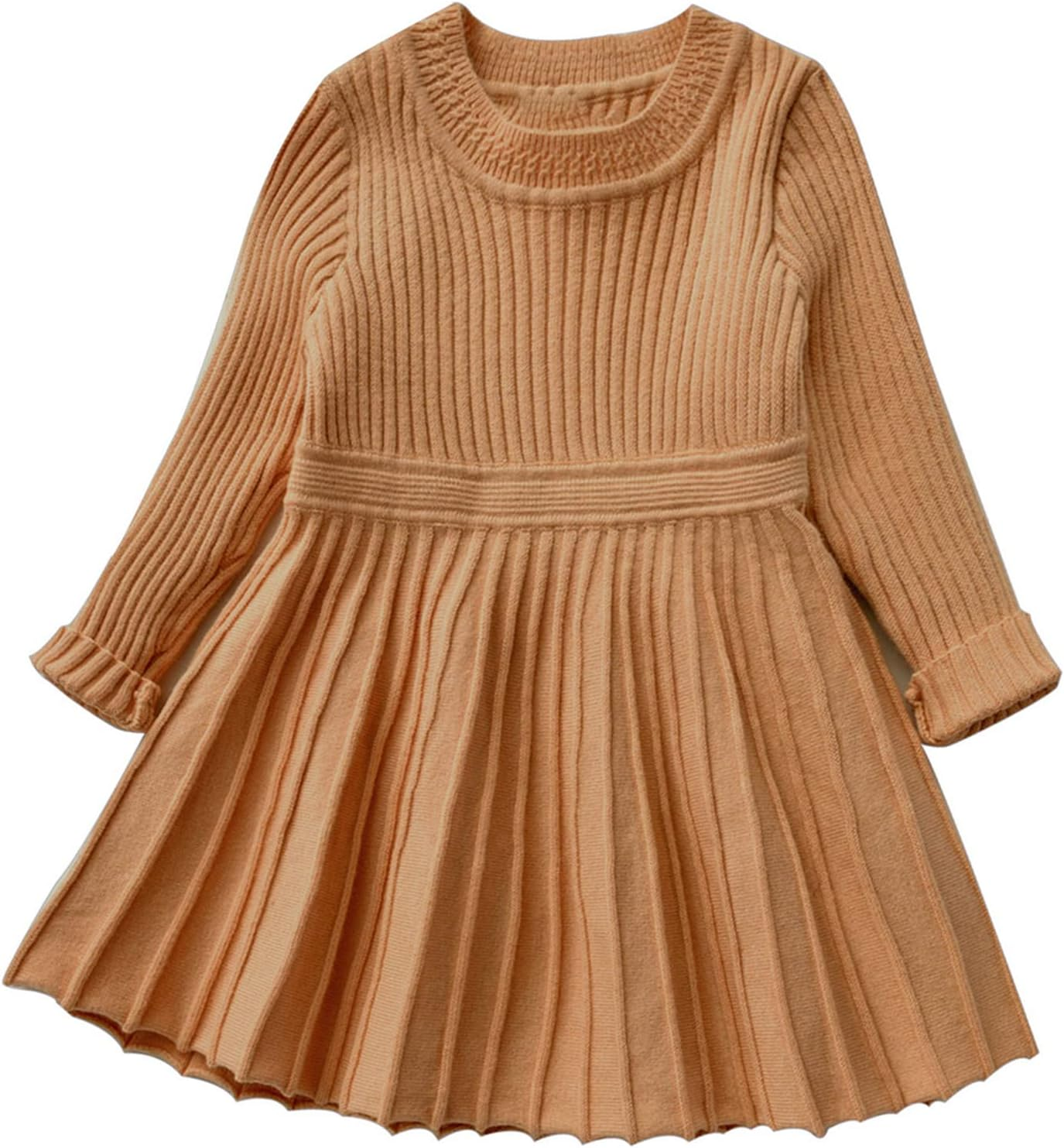 Geeda Girl Winter Long Sweater Dress Woolen Knitted Dress