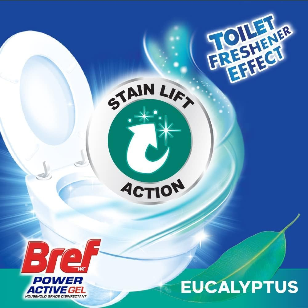 Bref Power Active Gel Eucalyptus Toilet Cleaner 700Ml image number 1