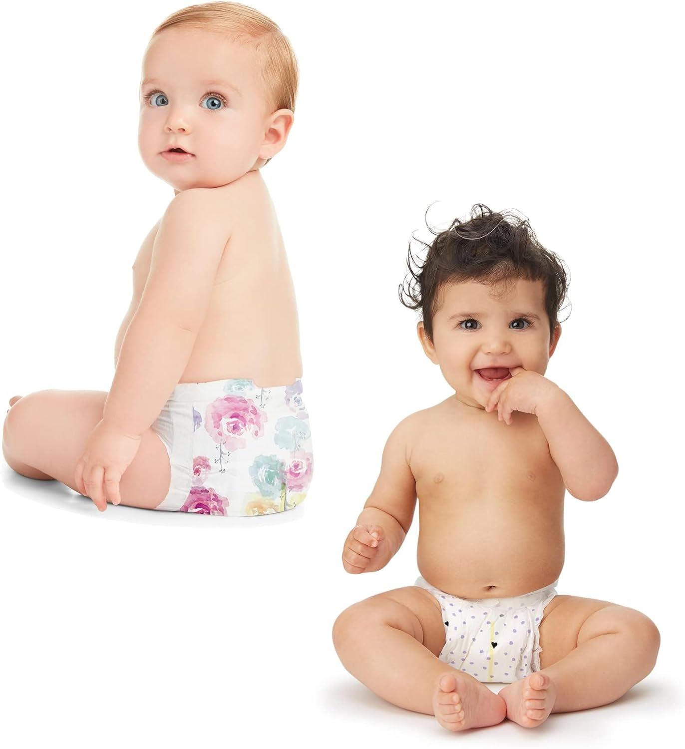The Honest Company Club Box Diapers with Trueabsorb Technology, Painted Feathers & Bunnies, Size 2, 76 Count image number 4