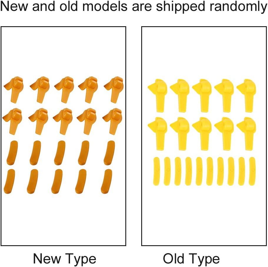 Tire Changer Protector, 20Pcs Automobile Tire Changer Mount Demount Duck Head Tool Insert Rim Protector Wheel Rim Edge Protector Tire Changer Bead Breaker for Mount Duck Head image number 2