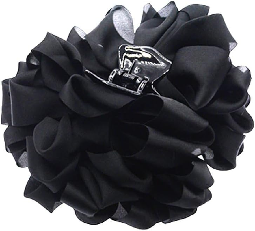 Pack of 4 Flower Hair Clips Large Hair Clips Hair Claws Clips for Women Girls Hair Accessories image number 4