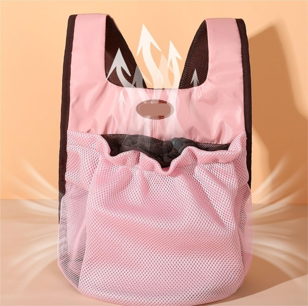 Cat Bag Dog Carrier Pet Carrier Cat Backpack Adjustable Outdoor Cat Front Backpack for Small Cats Portable Travel Foldable Backpack Cat Carrier Pet Bag Carrier image number 4