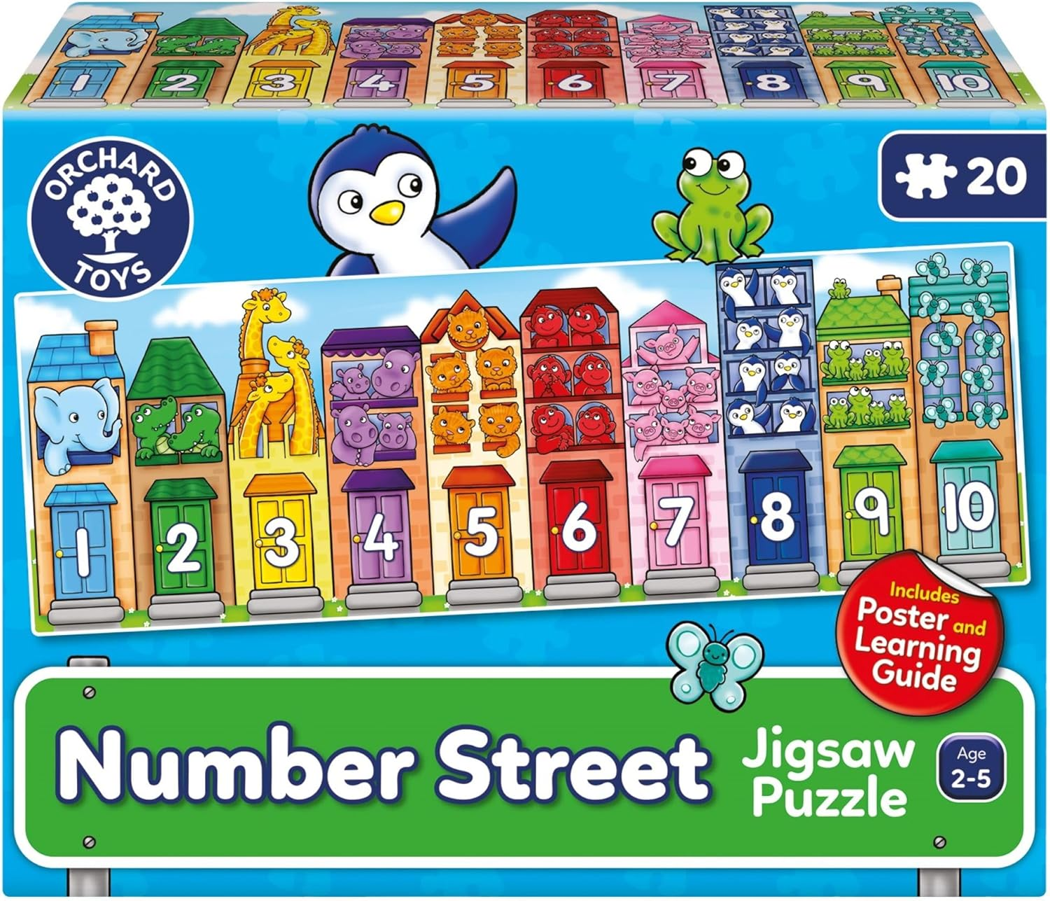 Orchard Jigsaw - Number Street 20 Pieces