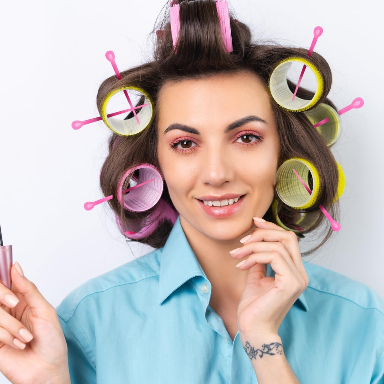 CALLARON 2 Packs Curler Needles Perm Needles for Spiral Curls Styling Accessories for Reusable and Easy to Clean image number 3