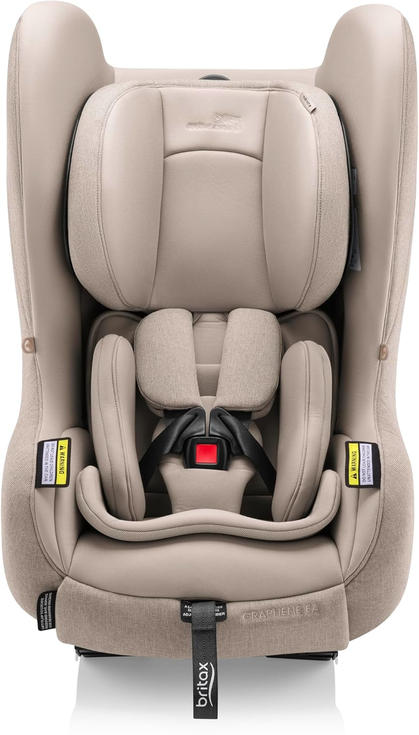 Graphene EA Style Convertible Car Seat Dark Olive, Compact Design, Easy Adjust Headrest, Isofix Installation, Extended Rearward Facing, Side Impact Cushion Technology (3712)