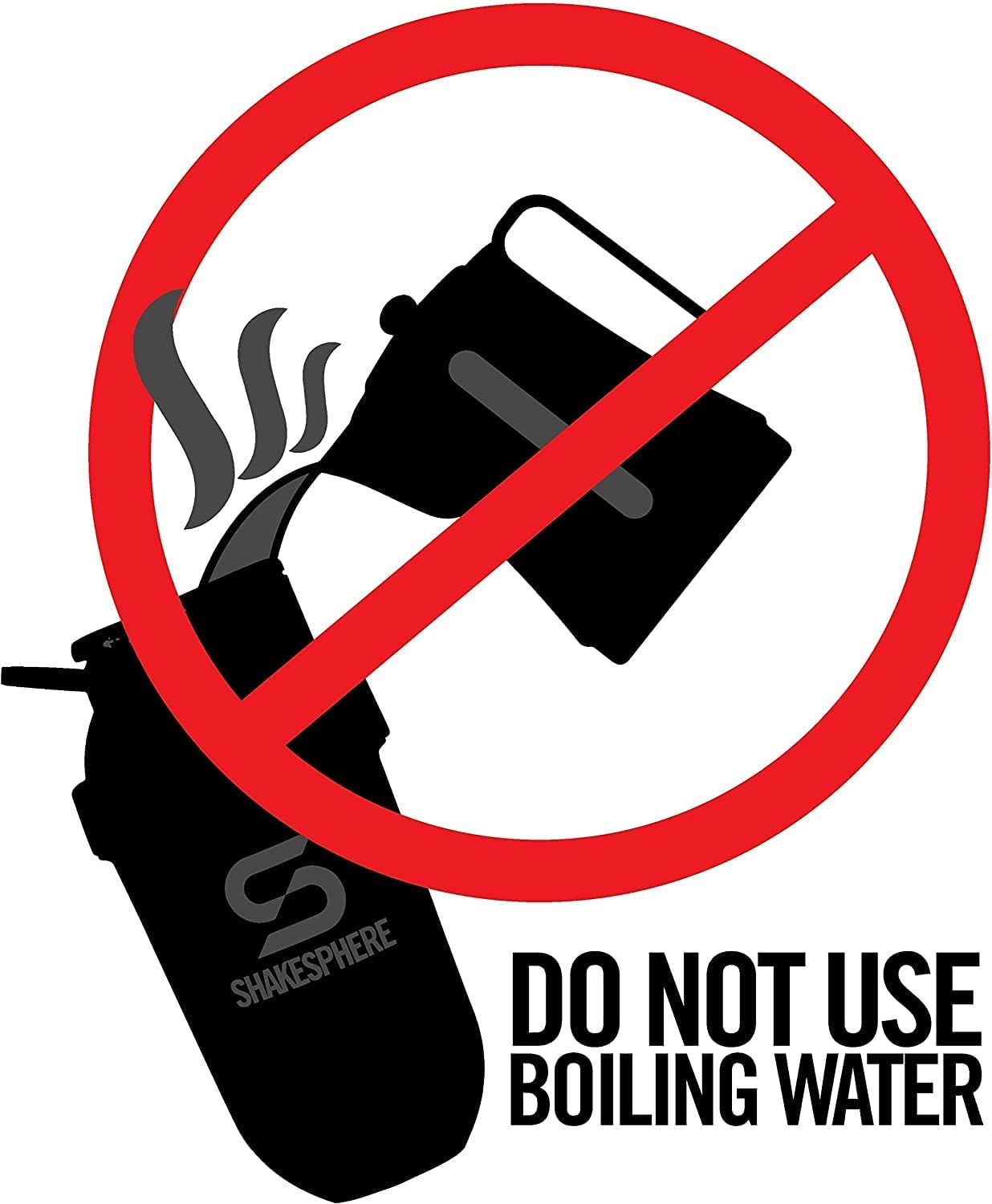 Shakesphere Protein Shaker Bottle, 24Oz Capsule Shape Mixing Easy Clean up No Blending Ball or Whisk Needed BPA Free Mix & Drink Shakes, Smoothies, More (Matte Black -Black Logo) image number 4