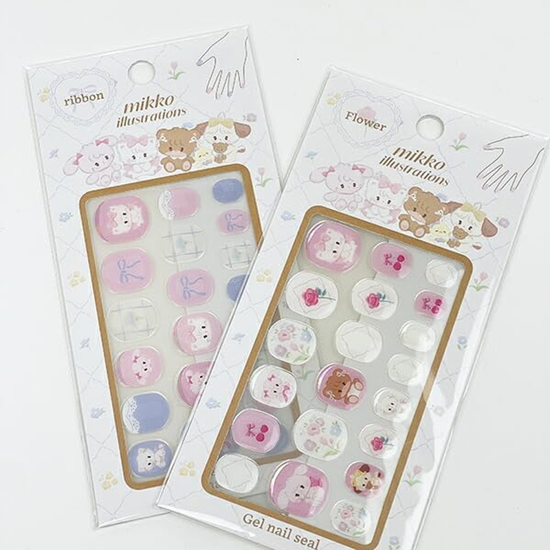 Mikko Illustrations Nail Sticker Ribbon