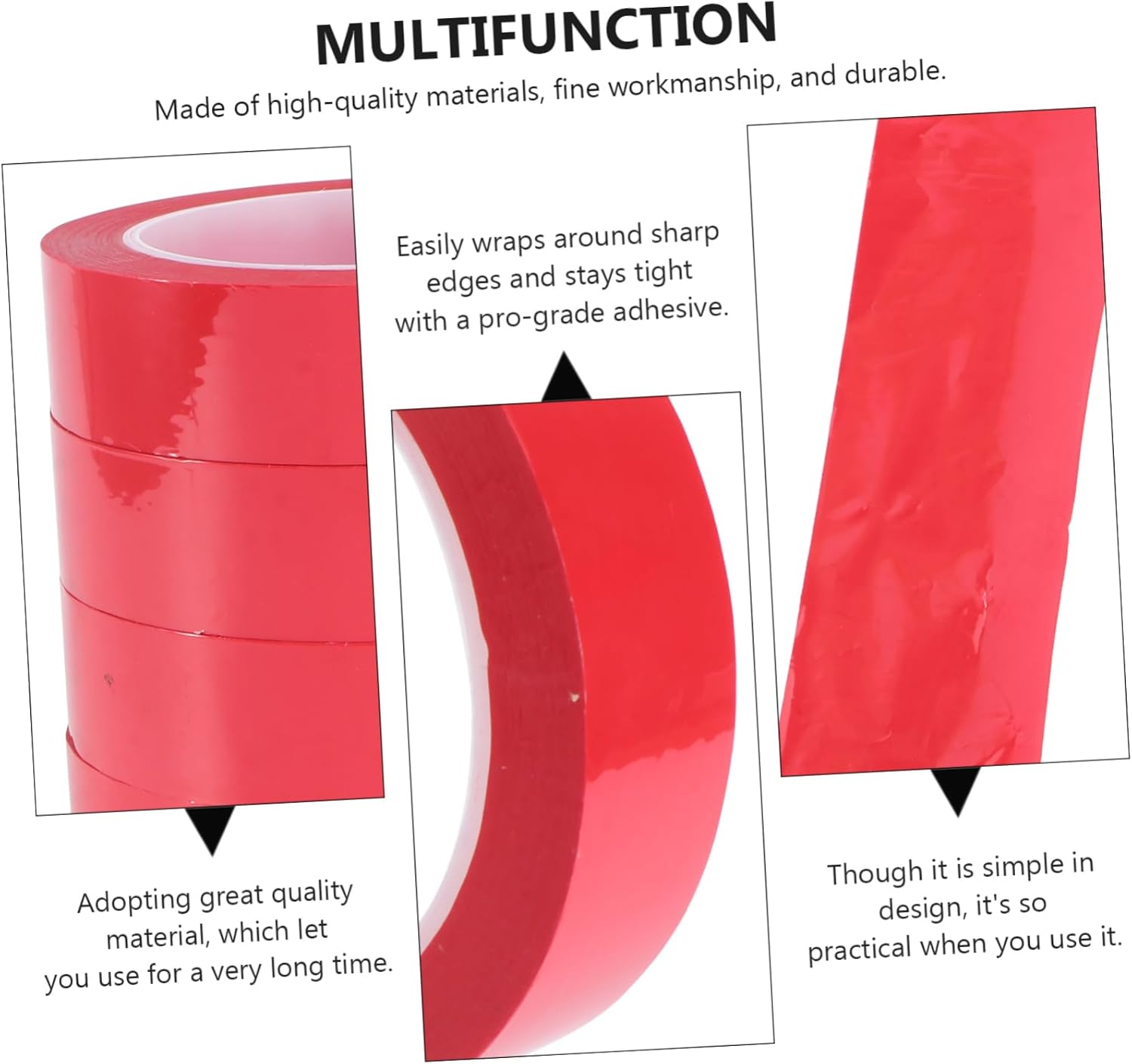 6Pcs Insulation Tape Wide Positioning Tape for Motors and Capacitors Resistance Random Colors image number 4