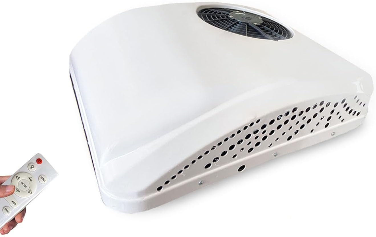 RV Air Conditioner with Heat Universal Rooftop Ac Unit Rv Air Conditioner Heater Combo, 8500BTU Quiet 12 Volt Camper A/C Unit, 2 in 1 Heating & Cooling Mode for Car, Truck, Trailer, Caravan (24V) image number 6
