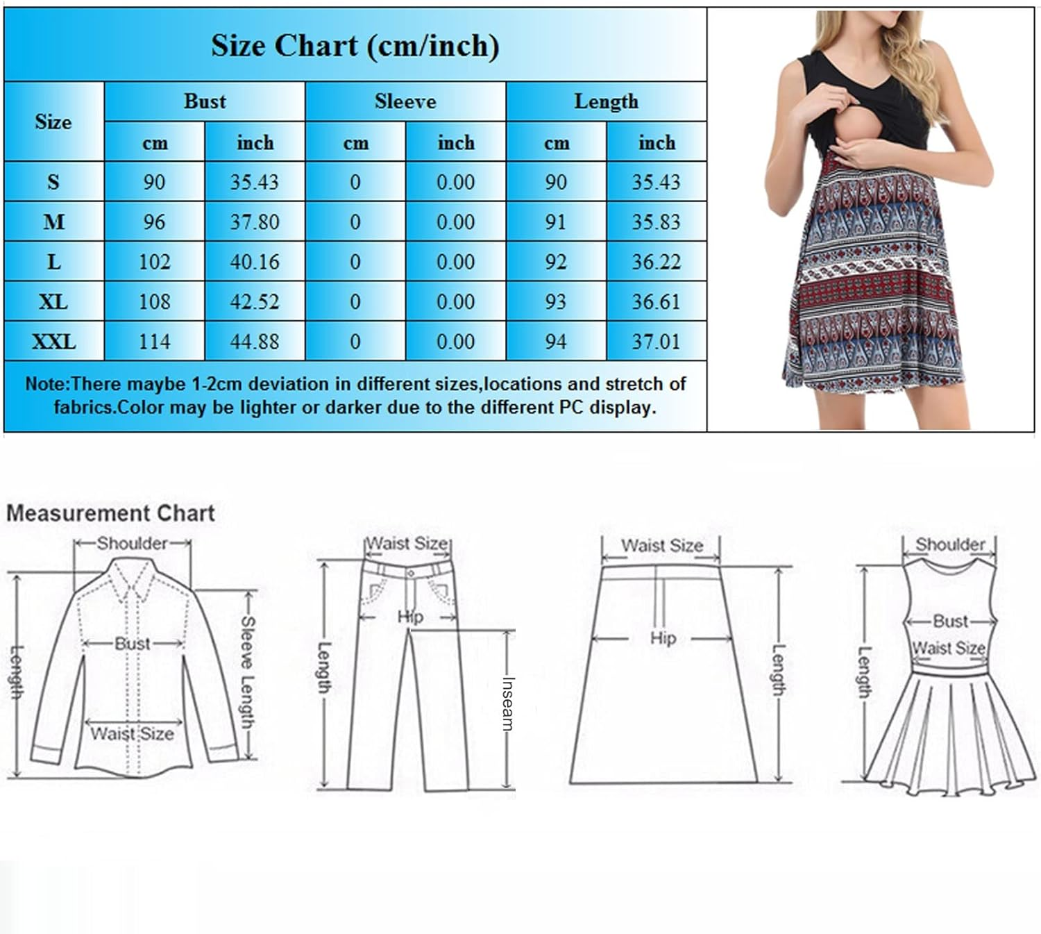 Baby Clothes Girl Womens Maternity Casual Sleeveless Floral Print V Neck Nursed Tanks Dress for Breastfeeding Cute Dress Petite image number 2