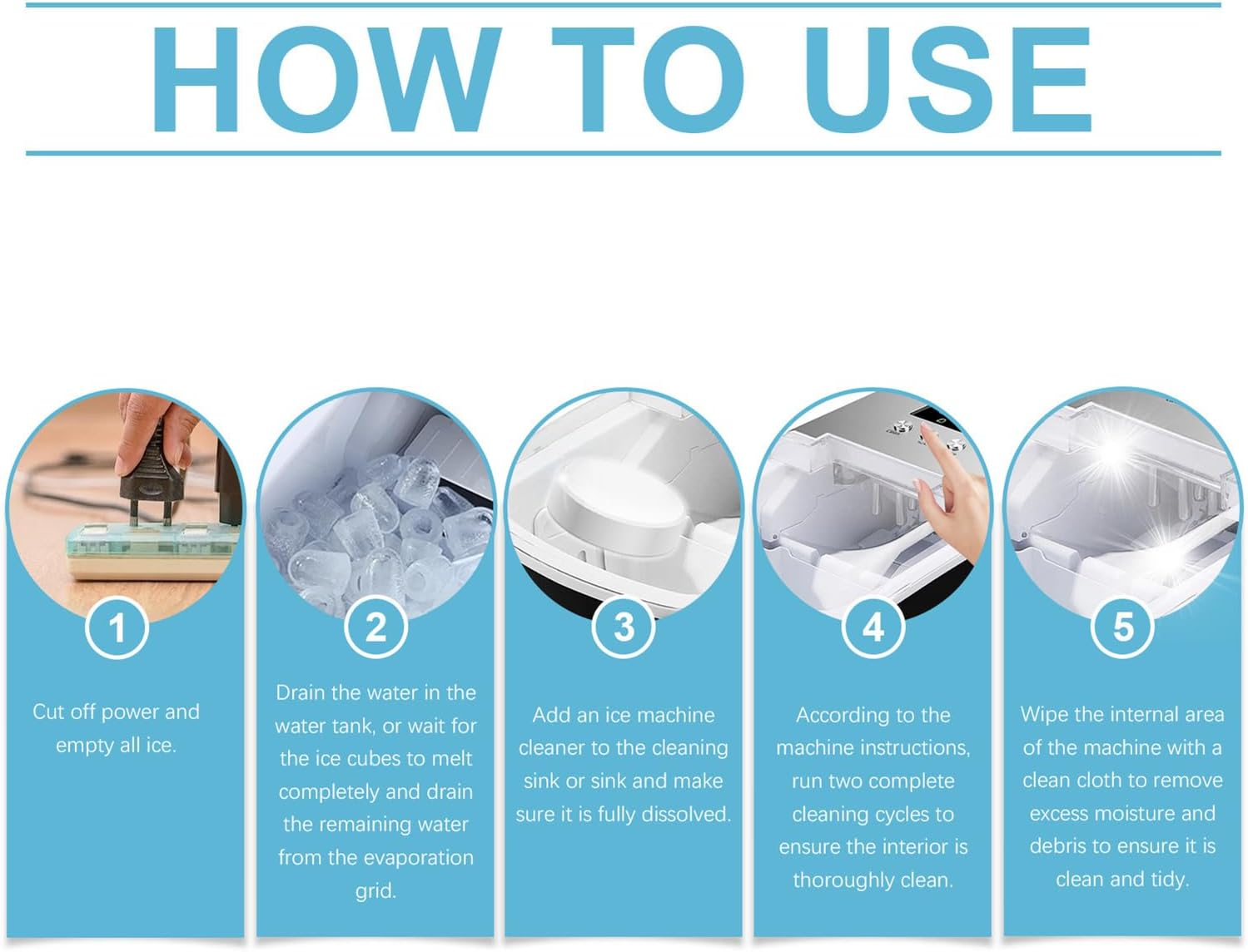 12 Pieces Ice Maker Cleaner Tablets | Multifunctional Cleaning Tool | Portable Kitchen Gadgets for Daily Maintenance | Appliances Supplies for Home, Restaurants image number 3