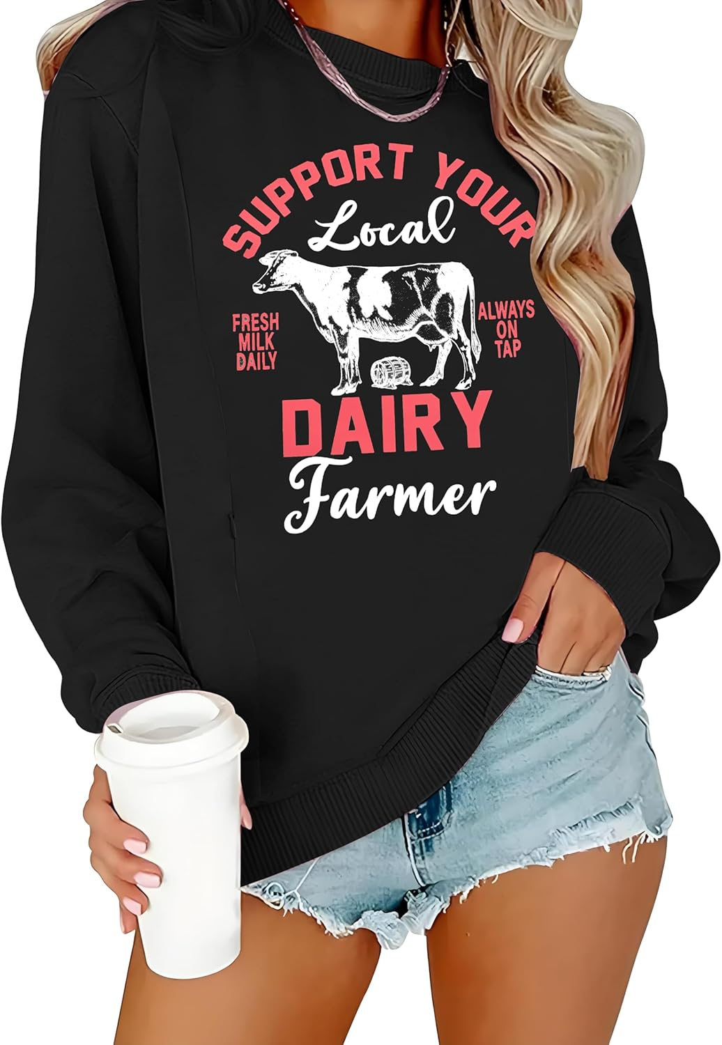 ASTANFY Maternity Nursing Sweatshirts for Breastfeeding Women Friendly Zipper Nursing Sweatshirt Mama Breast Feeding Sweater