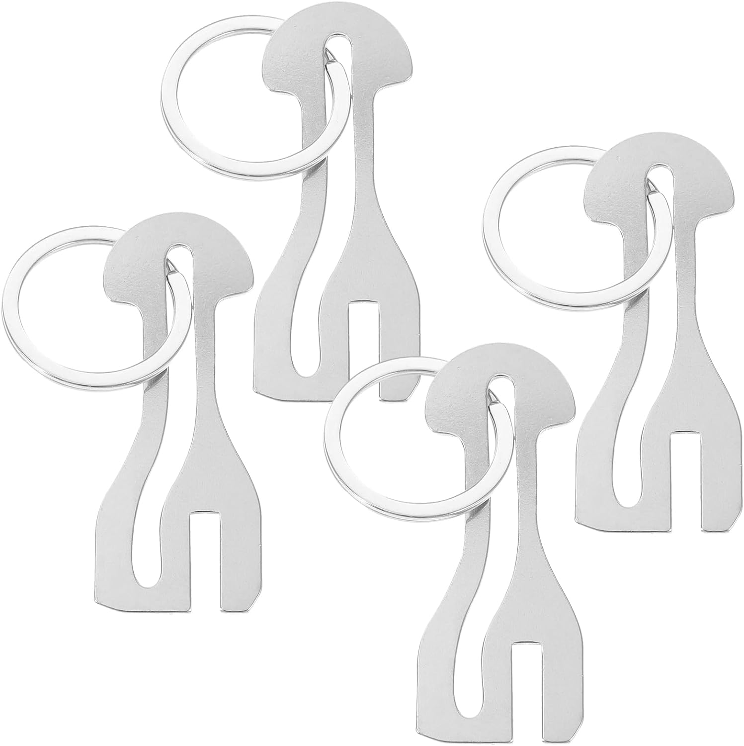 4Pcs Removable Shopping Trolley Token Key Coin Slot Aussie Shopping Trolley Token Master Key $1 Coin image number 4