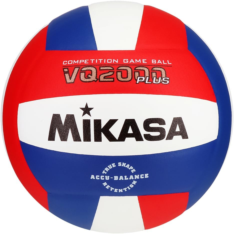 Mikasa VQ2000 Micro Cell Volleyball - Columbia Blue ,Navy ,White image number 4