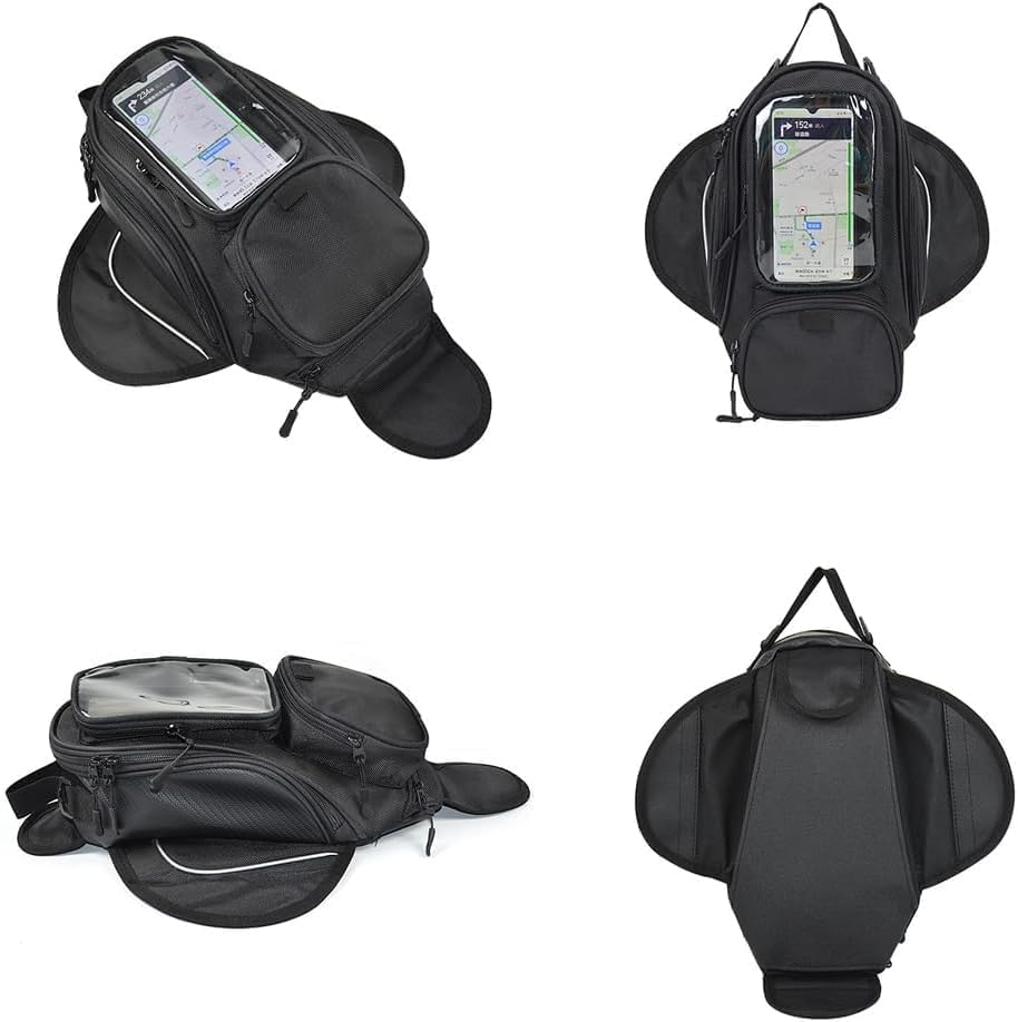 Motorcycle Gas Oil Fuel Tank Bag Waterproof Backpack & Magnetic Motorcycle Tank Bag for Honda Yamaha Suzuki Kawasaki Harley image number 2