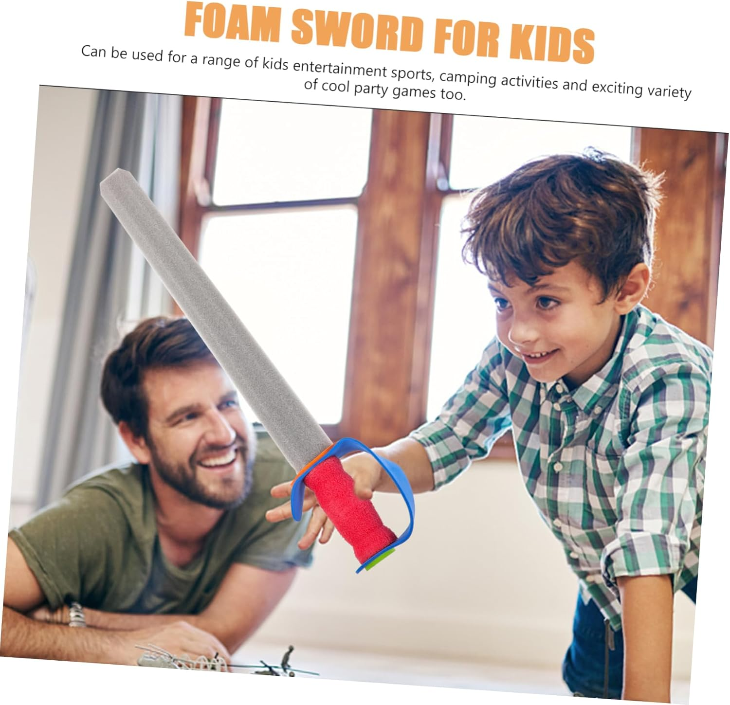 BCOATH 4Pcs Kids Fencing Swords Lightweight Plaything Performance Props for Stage Cosplay and Exercise Ideal for Kids Fencing Activities and Party Supplies image number 6