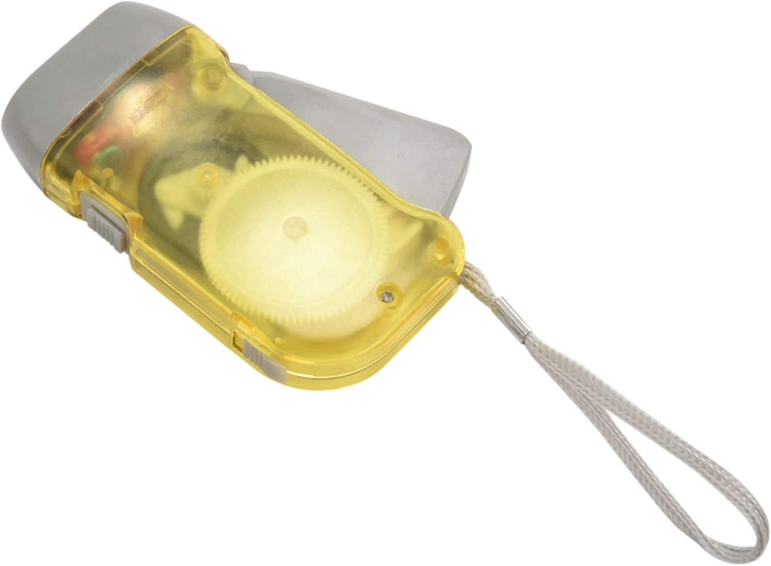 Mellisso 2X 3 LED Dynamo Wind up Flashlight Hand-Pressing Crank No Battery Torch image number 2