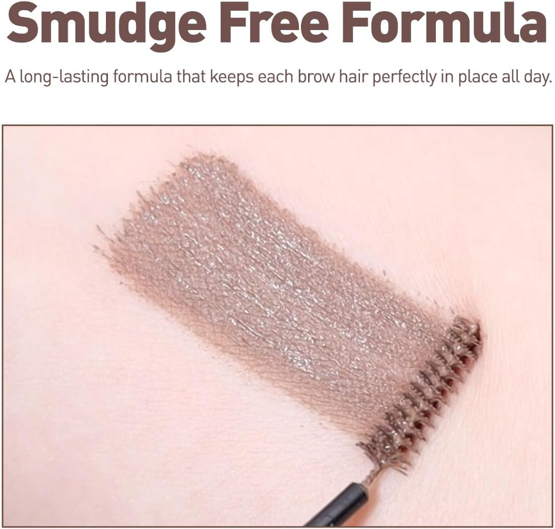 Peripera Speedy Skinny Browcara, 02 Dark Brown image number 5