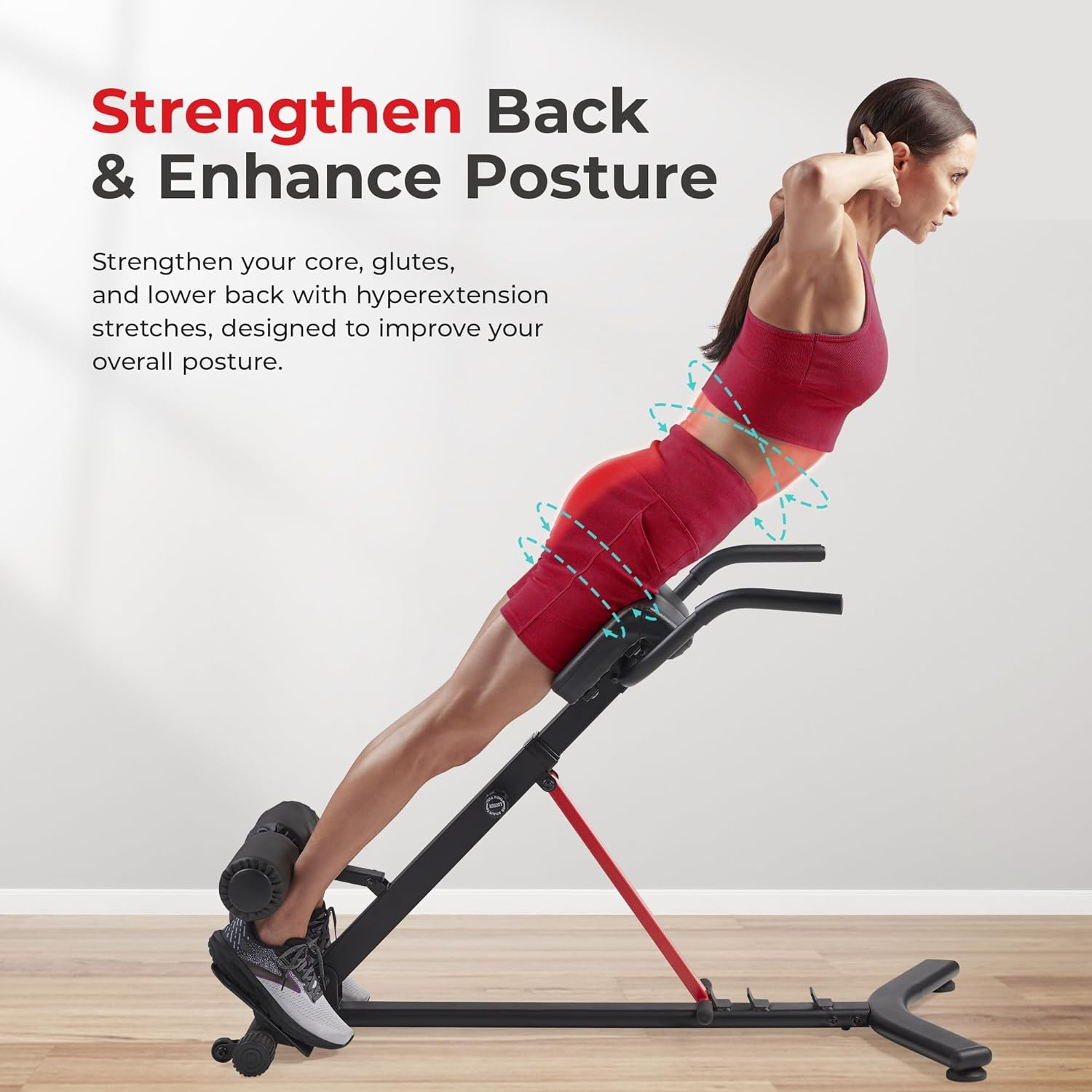 Sunny Health & Fitness Hyperextension Roman Chair
