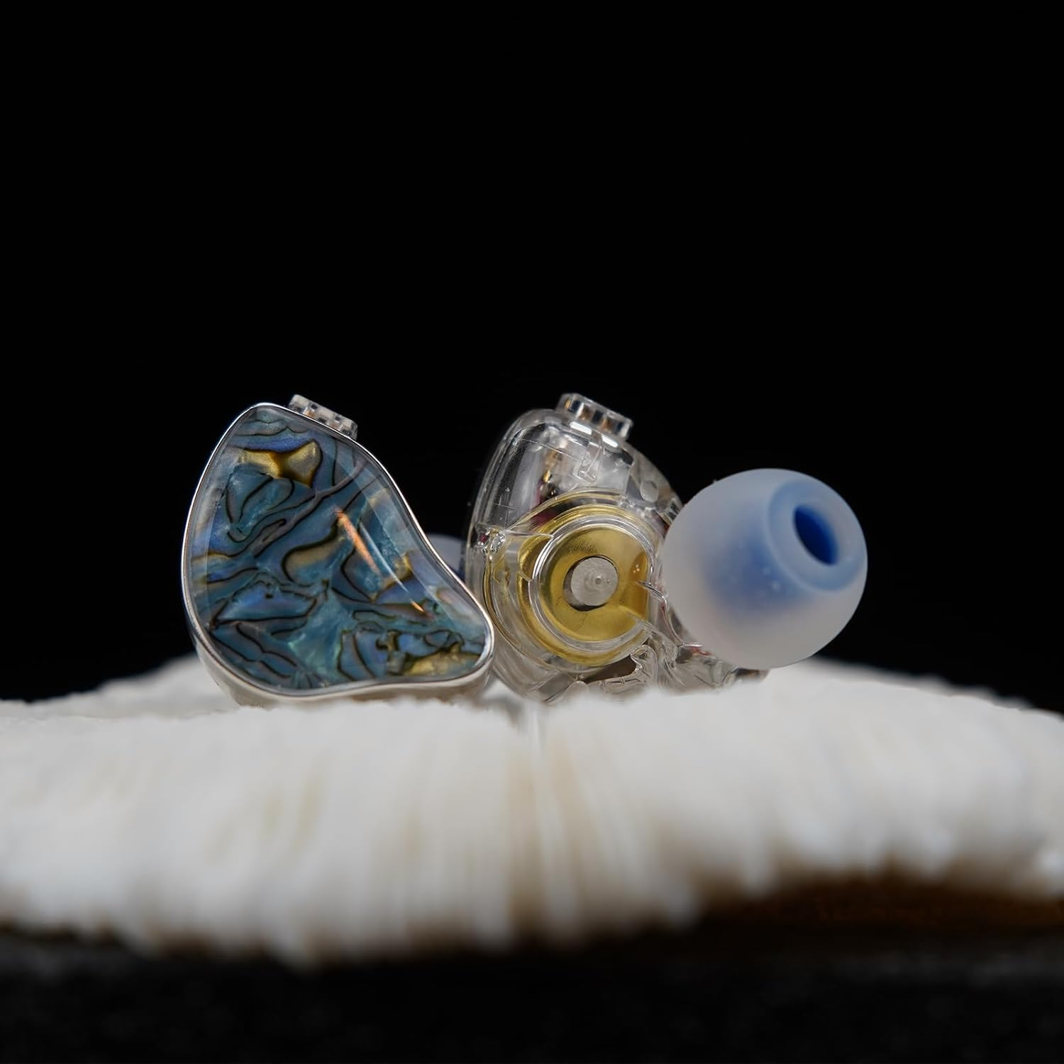 NICEHCK DB2 IEM Earphones without Microphone: Resin 1BA 1DD Hybrid in Ear Monitor Headphones with 2Pin Detachable Cable, 3.5Mm Wired Earbuds for Gaming/Audiophile/Musician/Singe (Blue) image number 6