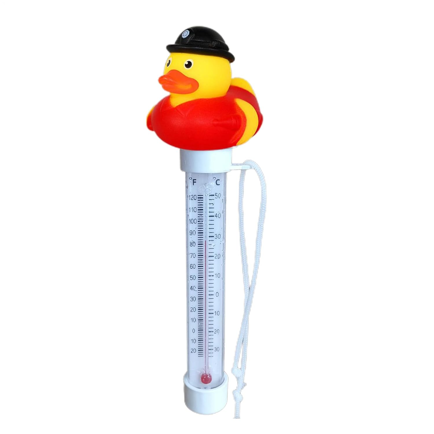 Bath Thermometer, Pool Thermometer, Water Thermometer, Garden Thermometer, Floating Pool Thermometer, Rubber Duck Floating Water Thermometer, Pool Thermometer Solar Digital Floating image number 2