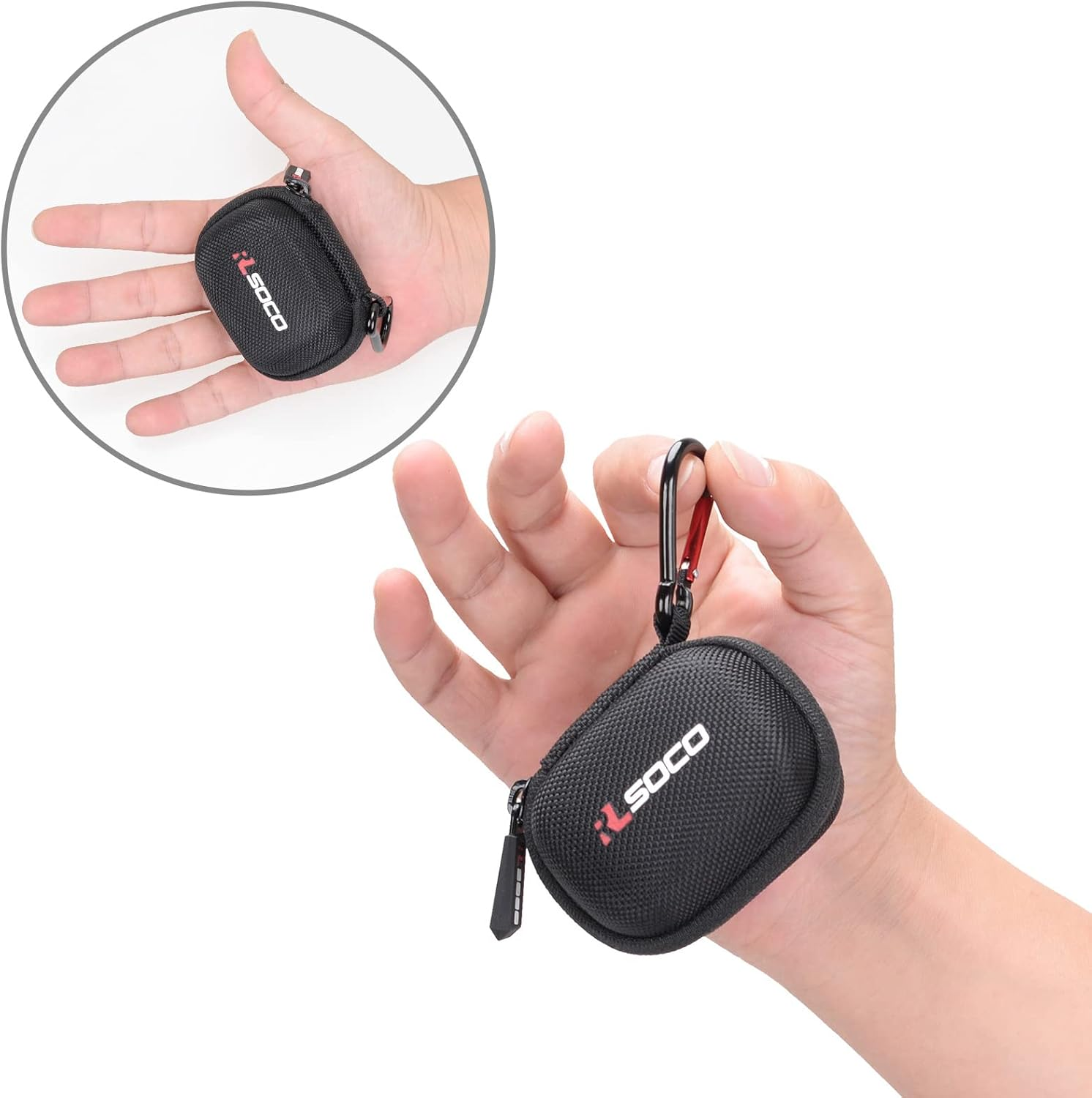 RLSOCO Case for Origin Medical/Zacurate/Heart Sure/Omron Fingertip Pulse Oximeter, Hard Storage Case - Black (Case Only) image number 4