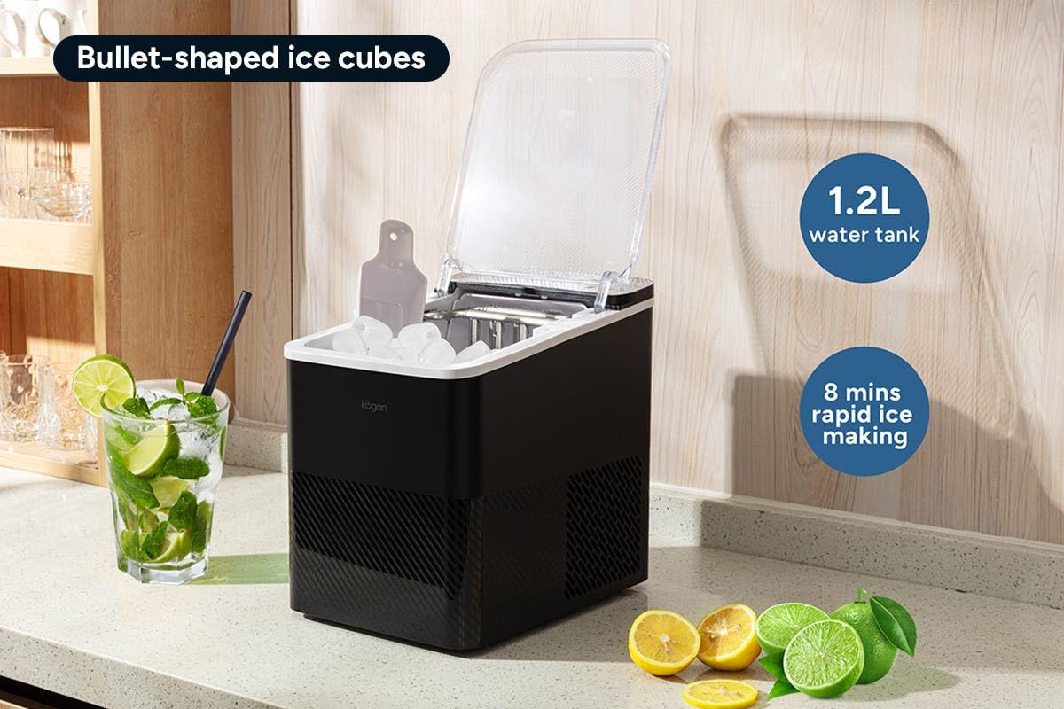 Kogan 12Kg Ice Cube Maker (Black) - KA12BICEMKA image number 2