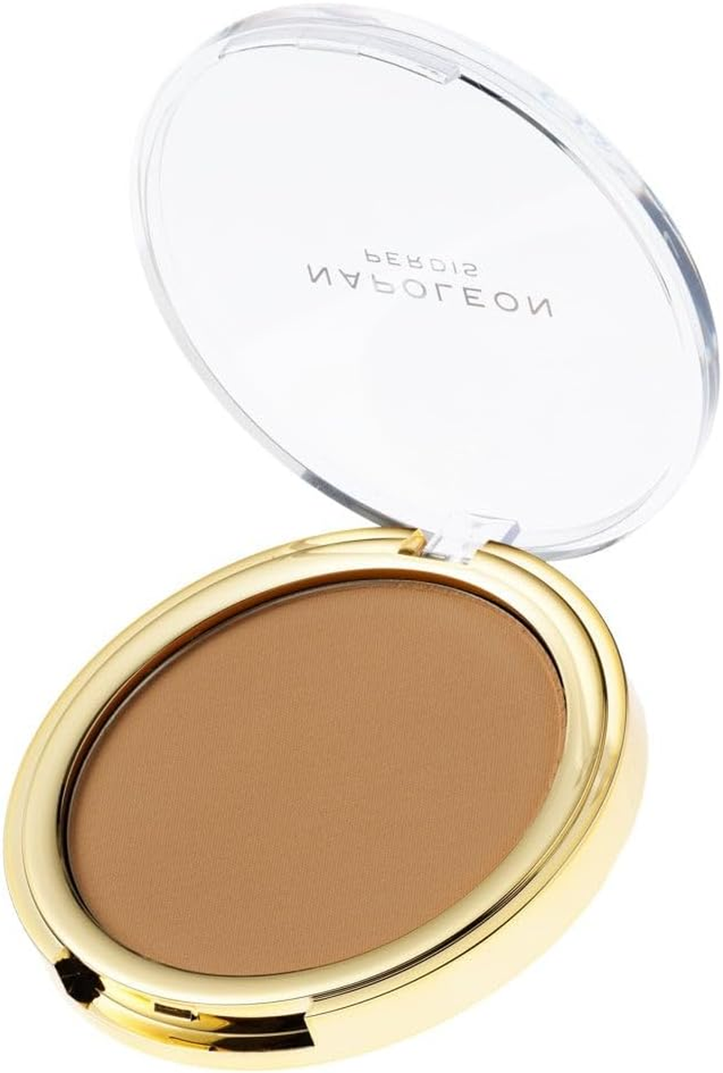 Napoleon Perdis Bronze Icon Matte | Bronzer Powder for a Sun-Kissed Look | Blendable + Buildable | Matte Finish | Argan Oil for Conditioning | Vegan & Paraben-Free | Medium (7G)