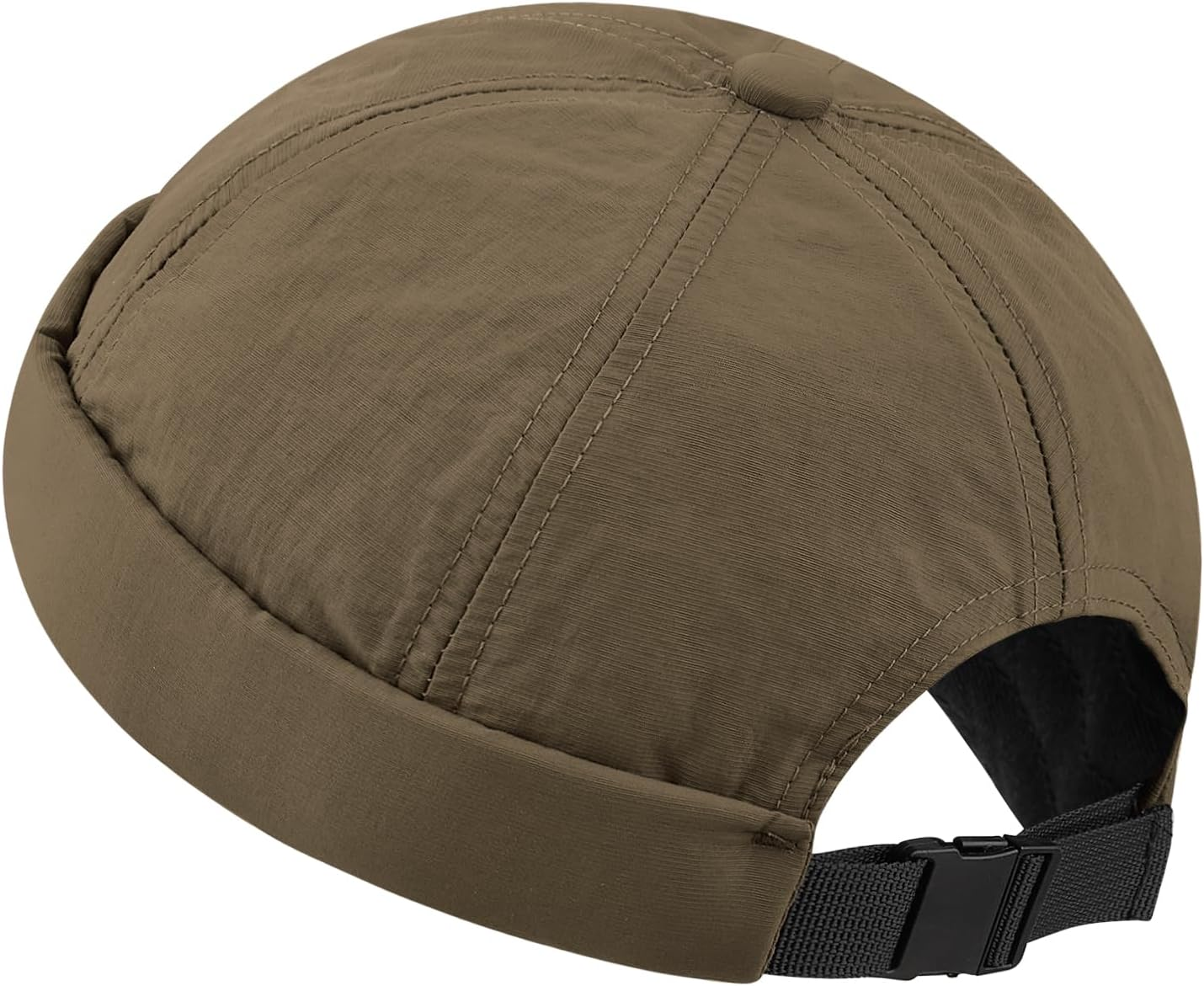 Clakllie Lightweight Docker Hat Brimless Hats Quick Dry Beanie Skull Cap Water Resistant Rolled Cuff Retro Sailor Cap image number 6