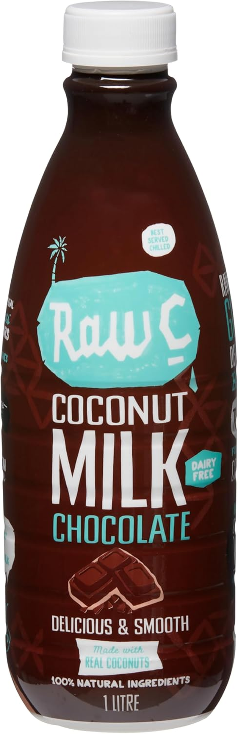 Raw C Chocolate Coconut Milk 1 Litre (Pack of 6)