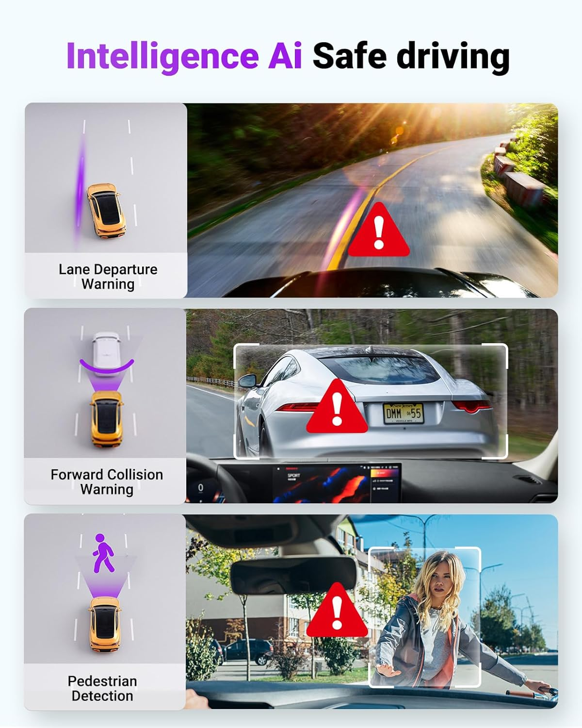 Vantrue S1 PRO MAX Dash Cam 4K Front and 4K Rear, ADAS, Dual STARVIS 2 IMX678, Platepix, 5G Wifi Car Camera W/Hdr Night Vision, GPS, Support LTE, Waterproof Rear Lens, 24/7 Parking, Support 1TB Max image number 3