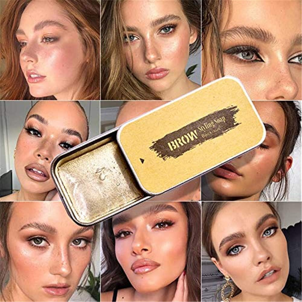 Str-Eyebrow Soap Kit - Clear Brow Styling Soap, Long-Lasting Waterproof Smudge-Proof Eyebrow Pomade for Natural, Fluffy & Defined Brows image number 1