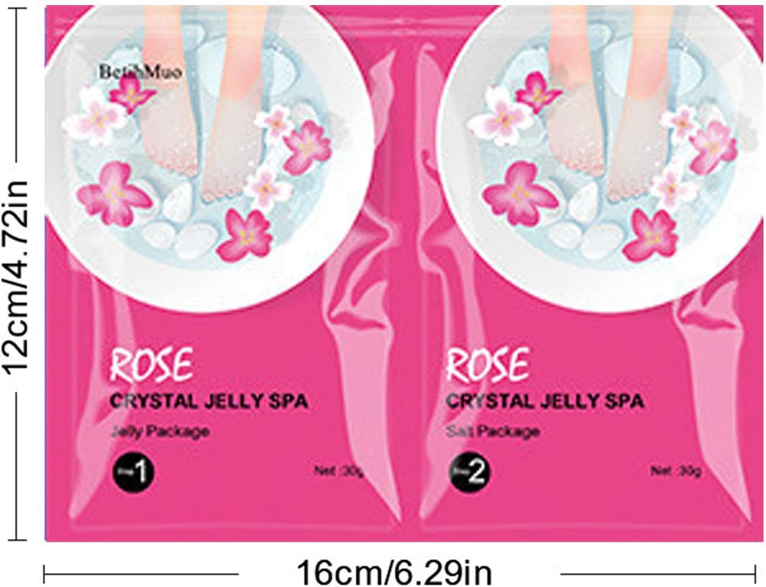 Crystal Jelly Spa Foot Soak, Pedicure Foot Soak for Dry Feet, Rejuvenating Foot Spa Soak, Foot Soak Salts for Women and Men, Moisturizing Foot Bath, Foot Soak Crystals image number 4