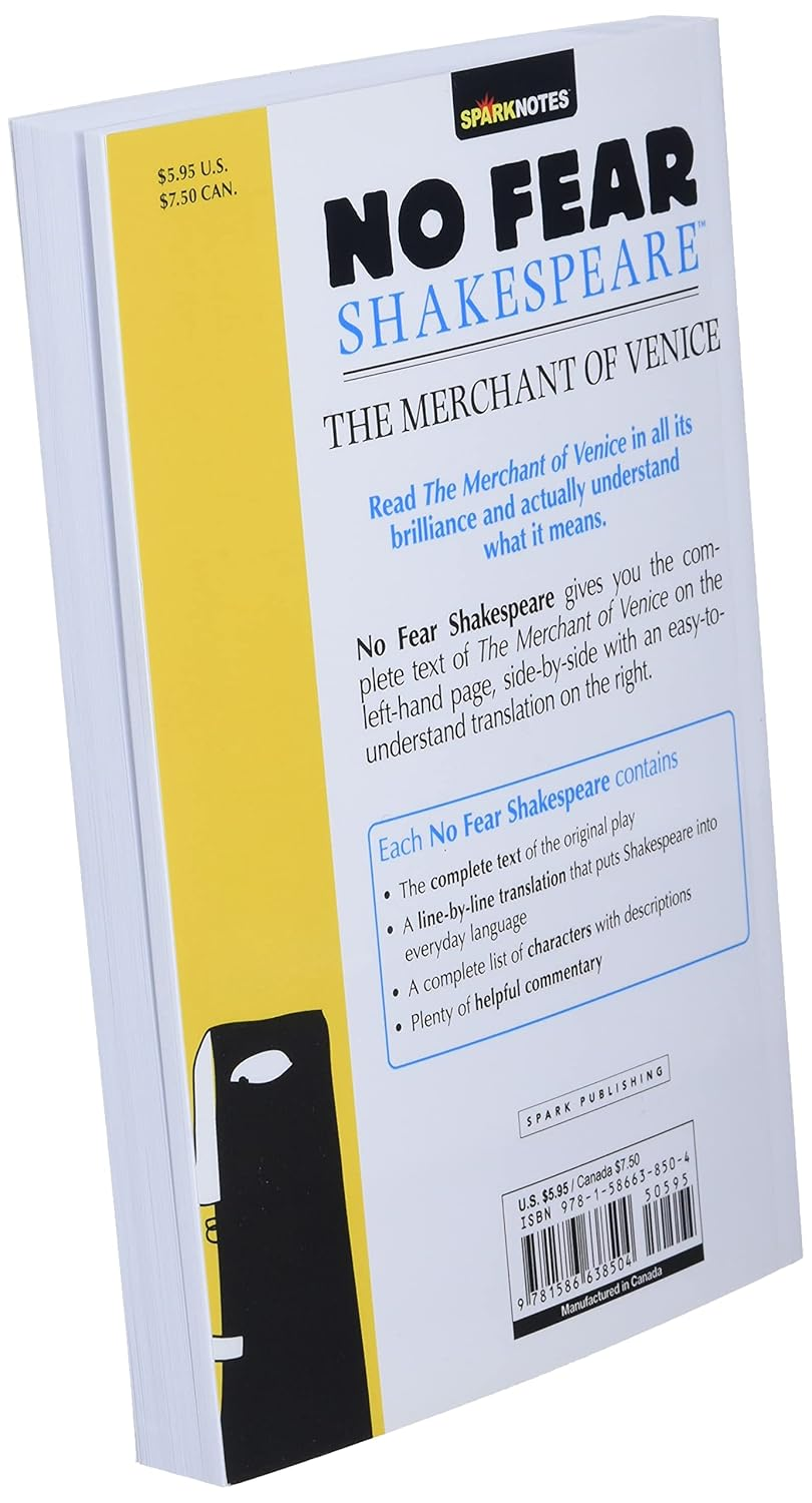 The Merchant of Venice (No Fear Shakespeare): No Fear Shakespeare Side-By-Side Plain English: 10 image number 3