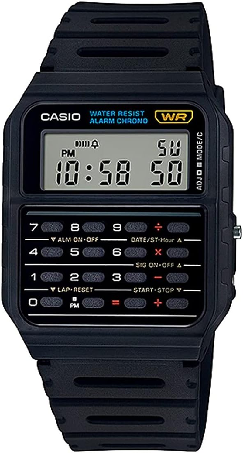 Casio Men'S Vintage CA53W-1 Calculator Watch