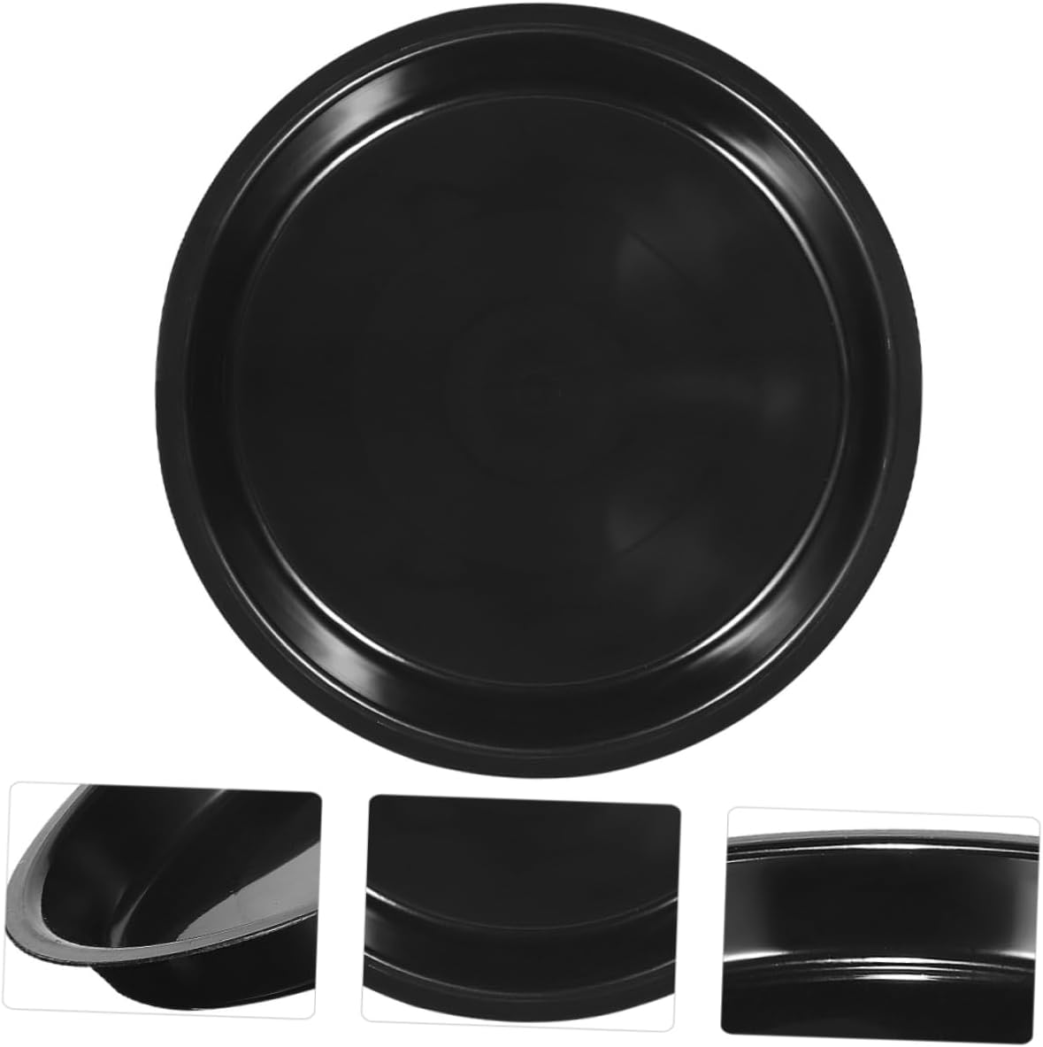 GAROZATION 2 Pcs Reusable Plant Saucer Trays round Pot Saucers for Plants Drainage Water Catcher Bonsai Pots image number 1