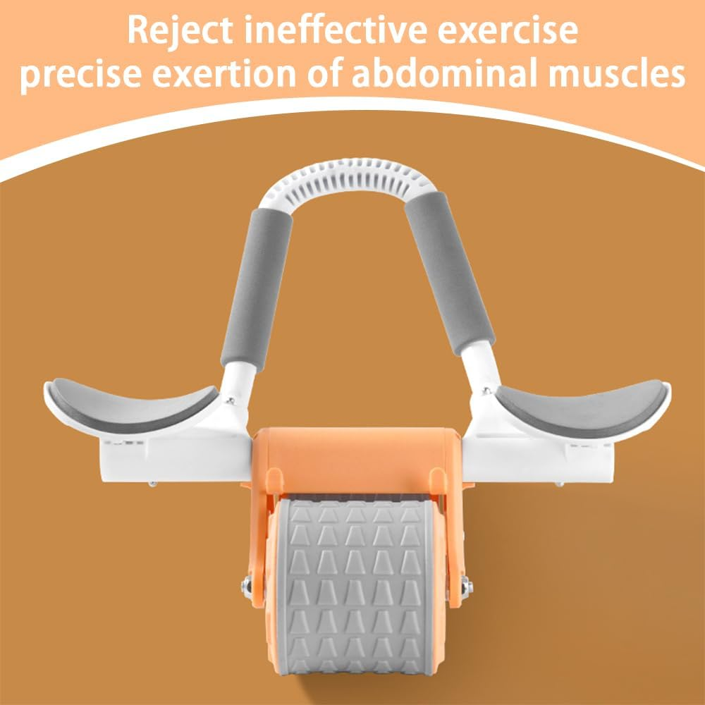 Abdominal Exercise Machine,Automatic Rebound Abdominal Wheel,Roller Core Exercise Equipment,Abdominal Workout Equipment,For Basic Workouts,Core Strengthening Trainer,For Fitness Belly Training image number 6