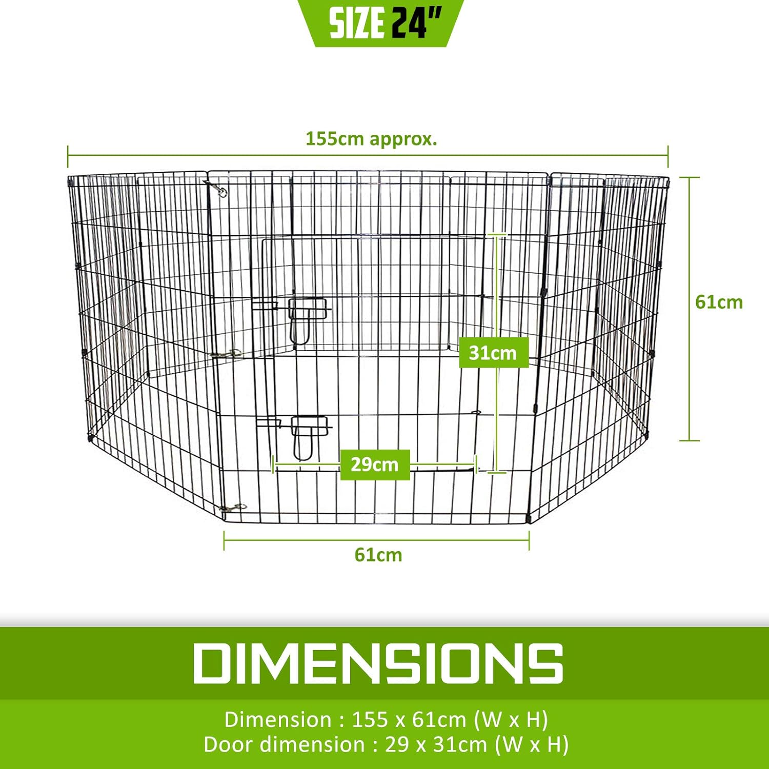 Pet Playpen 24" (PET-PP24) image number 5