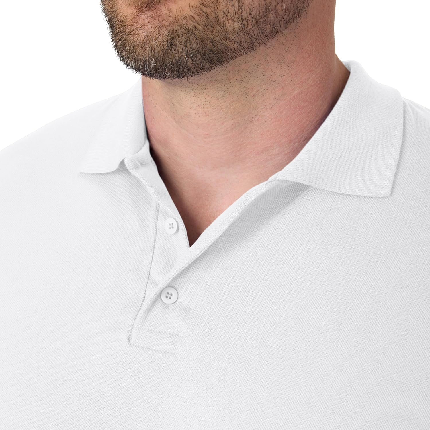 Hanes Men'S Short Sleeve X-Temp W/Freshiq Polo image number 2
