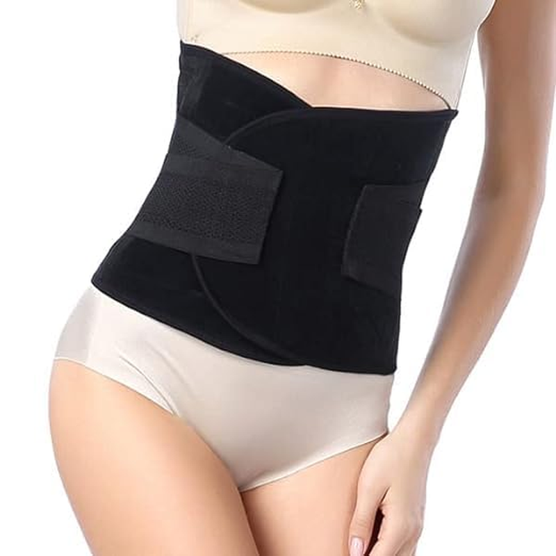 3-In-1 Postpartum Belt Pack, Support Recovery Belly/Waist/Pelvic Belt Shaper Postpartum Belly Band, Lumbar Disc Herniation, Sciatica, Lumbar Support Band (Black, Center) image number 2