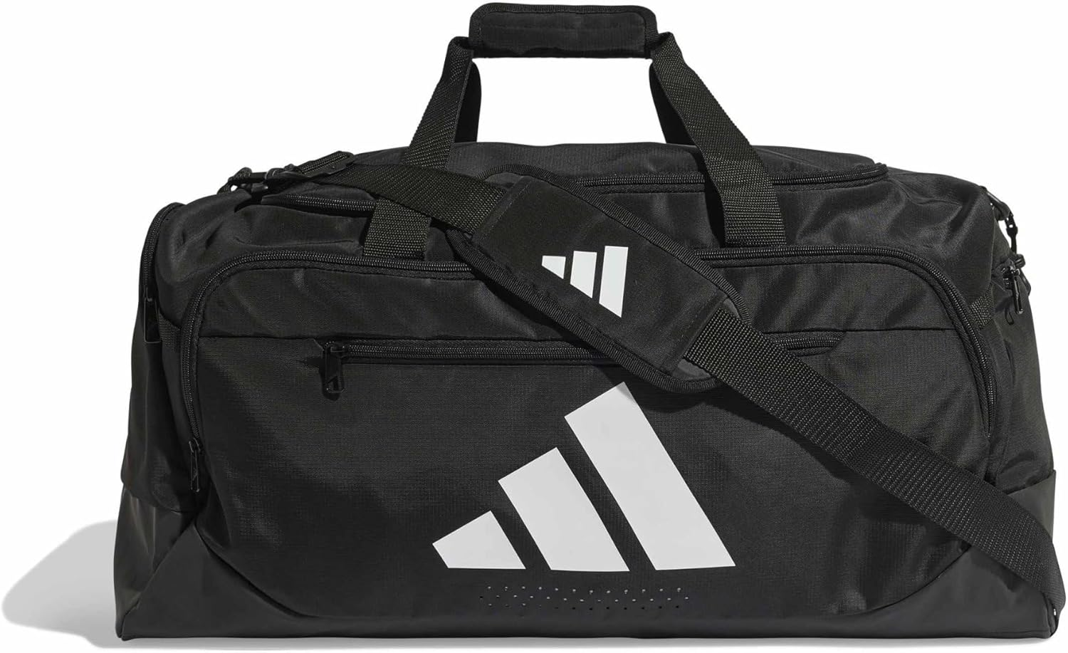 Adidas Training Defender Adult'S Duffel Bag, Charcoal/Black, Medium
