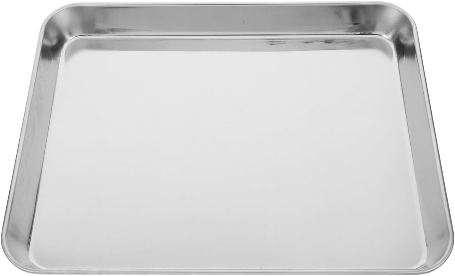 Iplusmile Stainless Steel Tray for Medical Instruments, Flat Tray Medical Storage Tray Tattoo Tool Storage Plate Platter for Medical Instruments image number 3