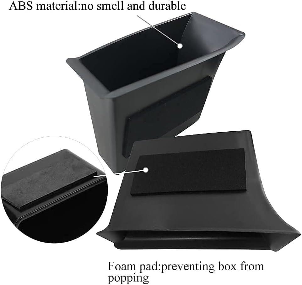 4Pcs Car Door Side Storage Box for 2019-2023 Mazda3 2020-2023 CX-30 CX30 Door Handle Organizer Mazda3 BP CX-30 DM Phone Container Key Holder ABS Tray Insert Glove Pallet (4PCS Front Door Rear Door) image number 5