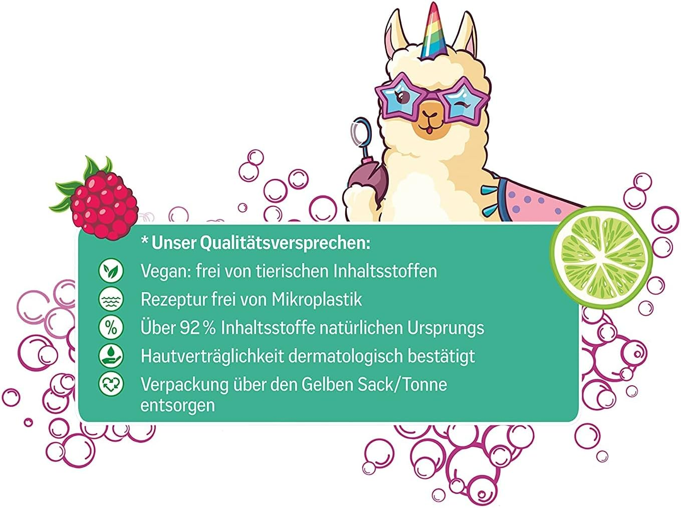 Tetesept Magical Lamacorn Foam Bath 40 Ml image number 3